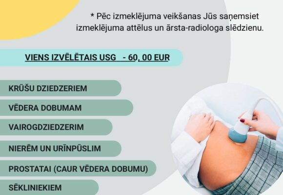 2. PLAKĀTS Droš, profes.USG izm Plaša spektra USG izmeklējumi